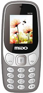 Mido 1616 (Dual Sim, 1.8 Inch Display, Auto Call Recorder, 1000 Mah Battery) price in India.
