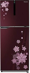Panasonic 307 L 3 Star Inverter Frost-Free Double-Door Refrigerator (NR-BG311VPW3, Pointed Flower)