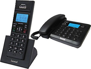 Beetel X78 2.4GHz Cordless Combo, with 2 Way Speaker Phone for Both Base and Handset, 3 Way Call conferencing, 8hrs Talk Time and 4 Days stand by, Stylish & Sturdy for Both Home and Office (X78 Black) price in India.