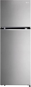 LG 322 L Frost Free Double Door 2 Star Convertible Refrigerator  (Shiny Steel, GL-S342SPZY) price in India.