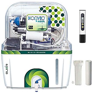 Konvio Neer AquaPious RO + UV + UF + TDS Adjuster Water Purifier with Advance UV and High 3000 TDS Membrane (Green Pious), 15 Liter price in India.