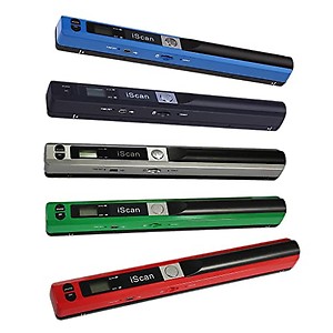CALANDIS 900Dpi Handheld Portable Jpg Pdf Document Scanner with LCD Display Blue price in India.