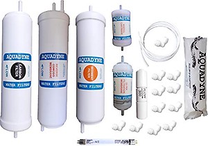 AQUADYNE Compatible Filter Kit for Havells Max & Pro Models Water Purifier with Installation Guide and Video Installation Support, 1- Piece, White price in India.