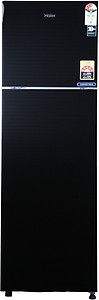 Haier Frost Free 278 L Double Door Refrigerator (HRF-2983CKG-E, Black Glass) price in India.