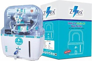 water solution Z-Pex_RIZE 13 L RO + UF + UV + UV_LED + TDS Control Water Purifier  (White) price in India.