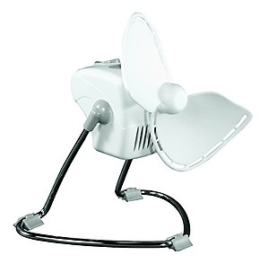 Caframo Chinook. 2-Speed Desk Fan. Cage Free, Easy to Clean. White price in India.