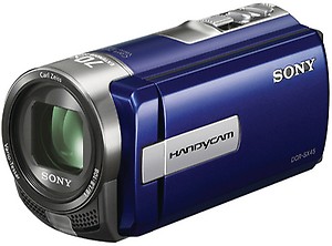 SONY DCR-SX45E Camcorder Camera  (Blue) price in India.