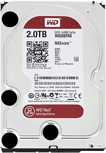 WD 2TB Red NAS Hard Disk Drives 2 TB Desktop Internal Hard Disk Drive (HDD) (WD20EFRX)  (Interface: SATA, Form Factor: 3.5 inch) price in India.