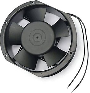Vendoz AC Medium Kitchen Exhaust Aluminium Fan, 6" inches (17x15x5 cm), Oval Shape, Black price in India.