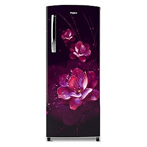 Whirlpool 200 L 3 Star Single Door Refrigerator (215 IMPRO ROY 3S PURPLE FLUME, Purple Flume) price in India.