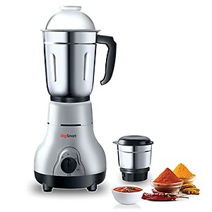 DigiSmart Kitchen Mate Powerful 600 Watt Mixer Grinder (Gray and Black) | 2 Jar | Comes With 2 Year Warranty (BLACK & GRAY) price in India.