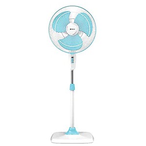 Bajaj Rapido 400 mm Pedestal Fan, Pearl Blue, With Full Copper Motor and High Speed Operation, Regular price in India.
