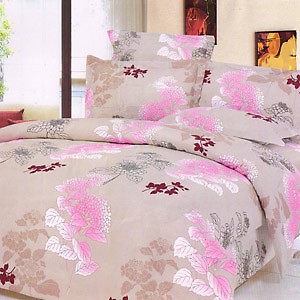 Sweet Dreams Designer 100% COTTON Double Bed Bedsheet With 2pcs Pillow Cover TD-5538 price in India.