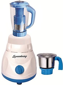 Speedway Latest Jar attachments of chutney & juicer jarType-309 New_MGJ-83 750 W Juicer Mixer Grinder (2 Jars, Multicolor) price in India.