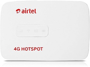 Airtel MiFi MW40CJ 4G LTE Unlocked Portable WiFi Hotspot Router (White) price in India.