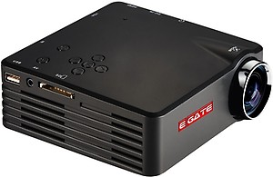 Egate G7 500 lm LED Portable Projector  (Black) price in India.