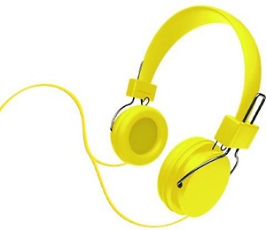 iHip Ip-Djz16-Ny Dj Style Moveable Round Djz Color Series Headphone Bluetooth without Mic Headset  (Yellow, On the Ear) price in India.