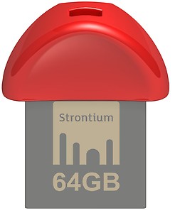 Strontium Nitro plus 64 GB MicroSDXC UHS Class 3 85 MB/s Memory Card price in India.
