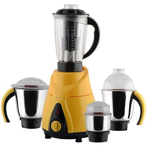 ANJALIMIX Mixer Grinder INSTA 750 WATTS With 4 Jars (Yellow) price in India.