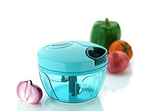 Kavach Enterprise Handy Quick Chopper Vegetable and Fruit Mini Cutter for Kitchen, 3 Steel Blade, Pull String (500ml, Multicolor) price in India.