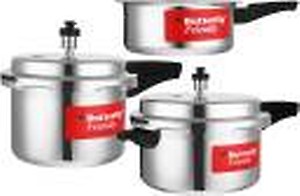 Butterfly Friendly IB 3 L, 2 L Induction Bottom Pressure Cooker  (Aluminium) price in India.