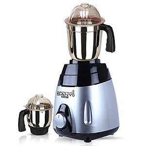 MASTER CLASSSANYO Red Color 600Watts Mixer Grinder with 2 Jar (1 Large Jar and 1 Chutney Jar) MGF20-MCS-64 price in India.