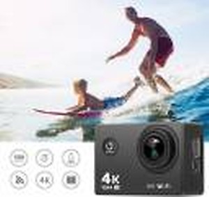 CALLIE 4k actioncamera 4k Sports and Action Camera  (Black, 16 MP) price in .