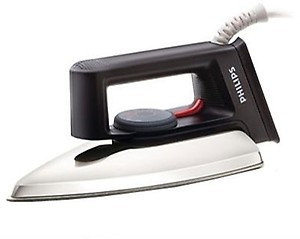 Philips Dry Iron HD1134/28 with 750 Watts Power, linished Soleplate and Temperature Ready Light price in India.