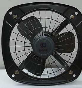 Rigglo Metal Fresh Air Exhaust Fan for Kitchen/Bathroom (12 inch, Metallic Black) price in India.