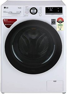 LG 6.5 kg AI Direct Drive Technology Fully Automatic Front Load Washing Machine White  (FHV1265ZFW) price in India.
