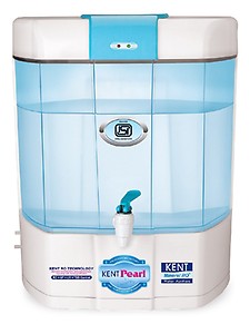 KENT Pearl RO Water Purifier | 4 Years Free Service | Multiple Purification Process | RO + UV + UF + TDS Control + UV LED Tank | 8L Detachable Tank | 20 LPH Flow | Zero Water Wastage | White price in India.