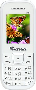 Mymax A12 , Dual Sim , 1.8 inc Feature phone , Open FM with Talking Keypad , 1000mAh Batter price in India.