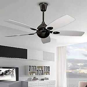 Fanzart Penguin - Dual Toned Modern Special Wooden 5 Blades Ceiling Fan, 1220 mm Sweep, Wooden Decorative Ceiling Fan (Black and White) price in India.
