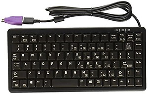 Cherry G84-4100 Ultraslim Keyboard - PS/2, USB - QWERTY - 86 Keys - Black price in India.