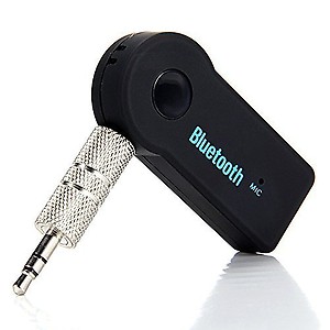 STARKWOOOD Car Bluetooth For Wiko Slide Wireless car bluetooth With 3.5mm Jack Aux Cable, car bluetooth audio receiver With Mic, car bluetooth call receiver Calling Function car bluetooth speaker Stereo system/ Car Bluetooth Earphone Hands-free USB/ Led/ FM Transmitter/ Gadgets/ Charger/ Music receiver/ Phone Receiver/ one touch Connect button - Blue price in India.