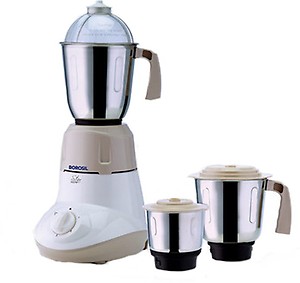 BOROSIL Home Star W22 500 W Mixer Grinder (3 Jars, Dual Color) price in India.
