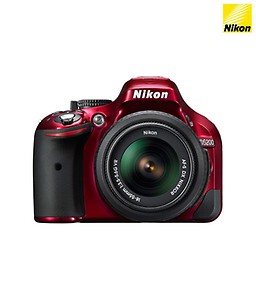 Nikon D5200 24.1 MP Digital SLR Camera (Black) with AF-S 18-55mm VRII Lens and AF-S DX VR Zoom-Nikkor 55-200mm f/4-5.6G IF-ED Twin Lens + Camera Bag + Free 16GB (Class 10) SD Card price in India.