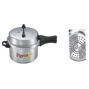 Pigeon Induction Base PC 5 Litres Aluminium Outer Lid Pressure Cookers