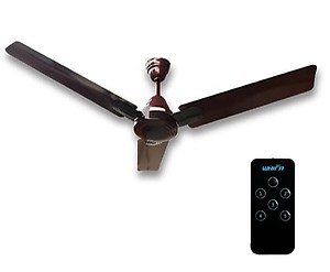 WHIFA Pro-1 Energy Efficient Remote Controlled Ceiling Fan VVC Technology based 1200 MM (Brown) price in India.
