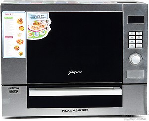 Godrej 25 LTR GME 25GP1 MKM Grill Microwave Oven (Pizza And Kebab Maker) price in India.