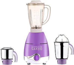 Masterclass Sanyo ABS Plastic YPMG17_568MA ABS Plastic Body Brand Outlet model_MA_568 600 W Juicer Mixer Grinder (3 Jars, Yellow) price in India.