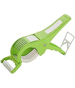 Linux4You Stainless Steel, ABS Plastic Vegetable & Fruit Cutter-Chopper price in India.
