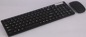 Technotech Multimedia 2.4G Wireless Keyboard & Mouse Combo Kit for Desktop Laptop(Black) price in India.
