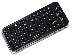 iPazzPort 2016 Updated Version Wireless Mini Handheld Keyboard with Touchpad for Raspberry Pi/Smart TV/HTPC/XBMC KP-810-19S(Black) price in India.