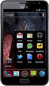Zync Z5 Dual Core Phone and Tablet price in India.