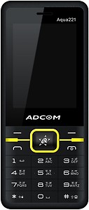 ADCOM 221 dual sim mobile phone Black Red price in India.