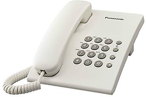 Panasonic Single Line KX-TS500MX Corded Telephone price in India.