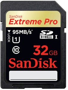 SanDisk SDXC 32 GB 95 MB/s Class 10