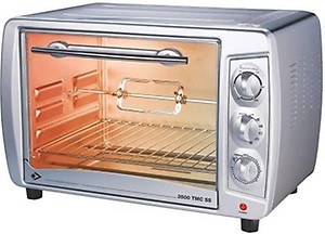 BAJAJ 35-Litre 3500TMCSS Oven Toaster Grill (OTG)  (Stainless Steel) price in .