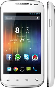 XCCESS PULSE 4 Inch Android Kitkat 3G Dual Core Processor Dual SIM Smartphone - White price in India.